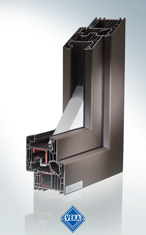 Profilo SPECTRAL finitura marrone